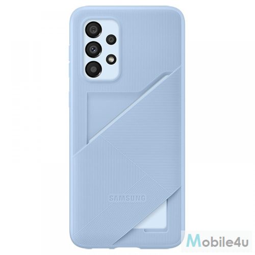 Samsung Galaxy A33 5G kártyatartós hátlap, kék