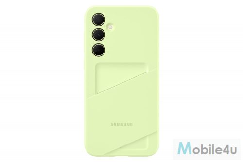 Samsung Galaxy A35 5G kártyatartós tok, Lime