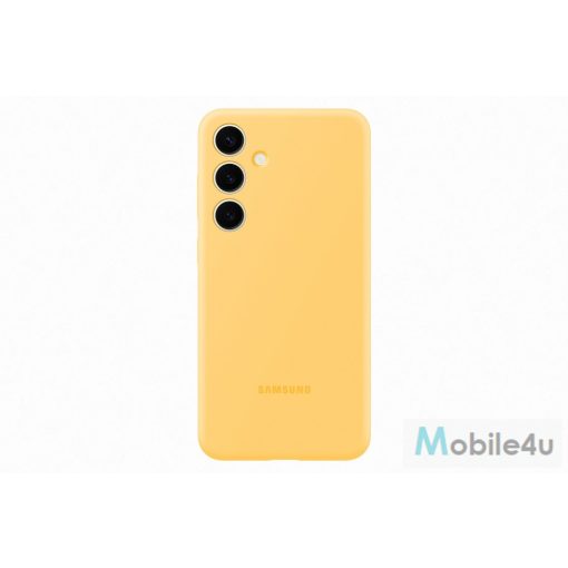 Samsung Galaxy S24 szilikon tok, Sárga
