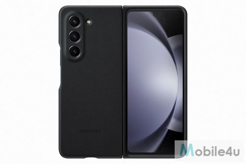 Samsung Galaxy Z Fold 5 Eco bőr tok, Grafit sérült