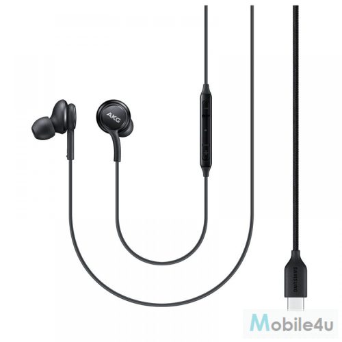 SAMSUNG EO-IC100 Type-C headset, AKG hangzással, Fekete