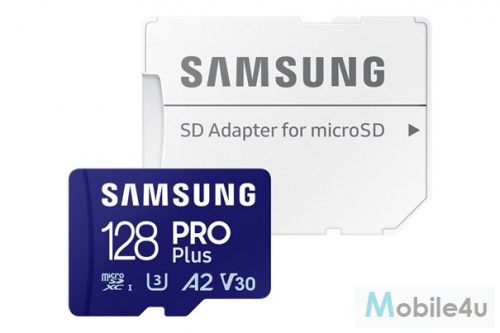 Samsung Pro Plus microSD kártya R180/W130, 128GB