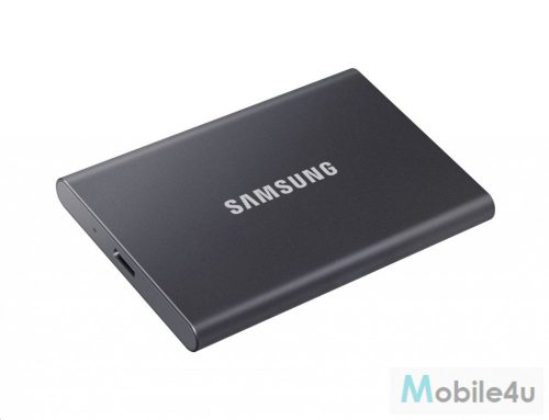 Samsung T7 hordozható SSD, 1TB, USB 3.2, Szürke