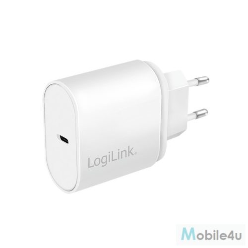 Logilink USB hálózati adapter, 1x USB-C port (PD), 20 W