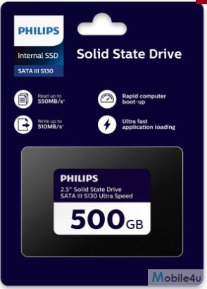 Philips S130 Ultra Speed belső SSD 2.5" SATA III - 500GB