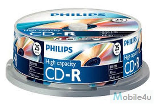 Philips CD-R 80CBx25 hengeres