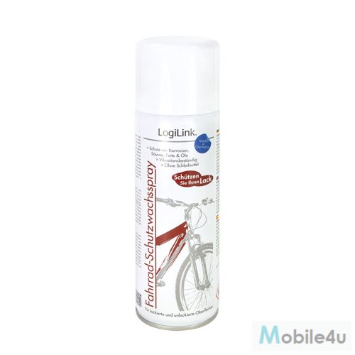 Logilink Védőviasz spray kerékpárokhoz, 300 ml