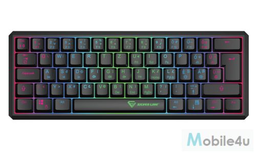 Silverline MK518 mechanikus gamer billentyűzet RGB magyar nyelvű