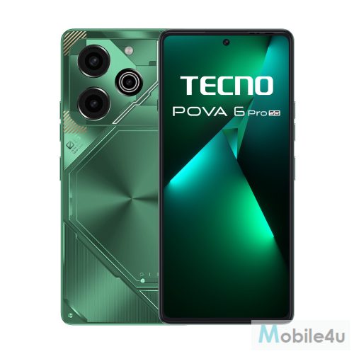 Tecno Pova 6 Pro 5G Comet zöld 12+256 GB mobiltelefon