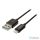 Logilink USB Lightning csatlakozókábel, fekete színű, 0,18m