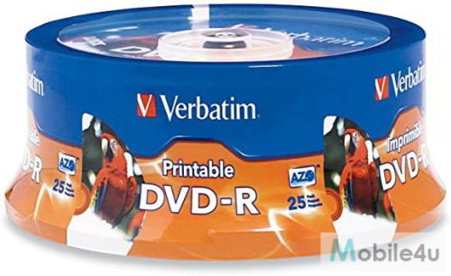 DVD-R VERBATIM 4.7GB X16 PRINTABLE (CAKE 25)