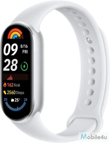 Xiaomi Smart Band 9 aktivitásmérő, ezüst BHR8340