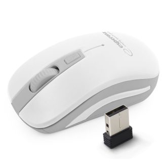   Esperanza Uranus 4D vezeték nélküli egér 2.4GHz, USB, fehér-szürke