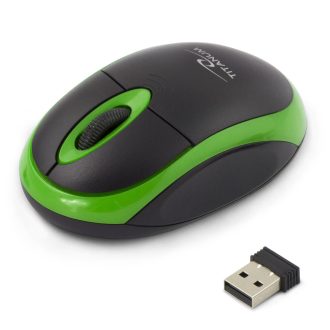   TITANUM VULTURE 3D vezeték nélküli optikai egér (fekete-zöld)