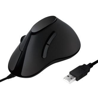   LogiLink Ergonomikus függőleges egér, USB, 100 dpi, fekete