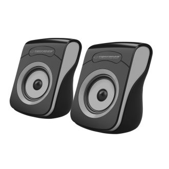   Esperanza Flamenco Sztereó hangszóró 2.0 USB, fekete-szürke