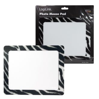 Logilink Fotós egérpad, "Zebra"