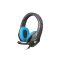 Fury PHANTOM mikrofonos gamer fejhallgató, fekete-kék