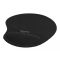 Delock Ergonómikus egérpad géles csuklótámasszal fekete 230 x 202 x 24 mm