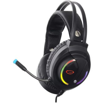   ESPERANZA SZTEREÓ JÁTÉKOS FEJHALLGATÓ MIKROFONNAL RGB NIGHTSHADE