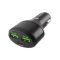 NATEC AUTÓS TÖLTŐ CONEY 2X USB 1X USB-C POWER DELIVERY 3.0 84W QC3.0 FEKETE