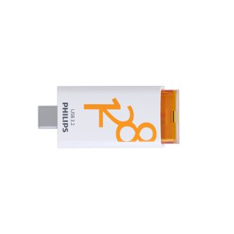 Philips pendrive USB 3.2 Gen 1 128GB USB-C Sunrise Orange