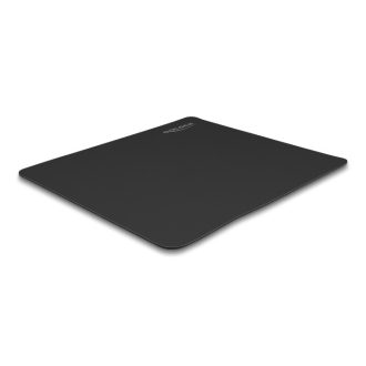   Delock Egérpad fekete színű 450 x 400 mm méretű üvegborítású