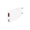 Logilink Dual-USB-C GaN töltő, 1x USB-C (PD), 1x USB-A (QC), 30 W, fehér