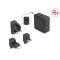 Delock USB GaN töltó 2 x USB Type-C PD 3.0 65 W teljesítménnyel