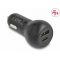 Delock autós töltő USB Type-C  PD 3.0 és USB Type-A 32 W teljesítménnyel