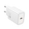 HOCO N60 Gentle egy portos USB-C PD20W töltő (EU) fehér