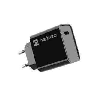 Natec Ribera 1xUSB-C 20W fali töltő fekete