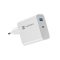 Natec Ribera 1xUSB-A 1xUSB-C 45W fali töltő fehér