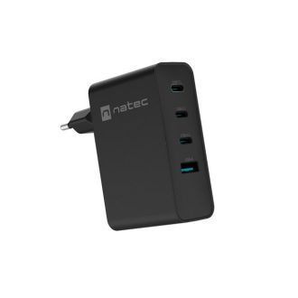 Natec Ribera 1xUSB-A 3xUSB-C 100W fali töltő fekete
