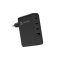 Natec Ribera 1xUSB-A 3xUSB-C 100W fali töltő fekete