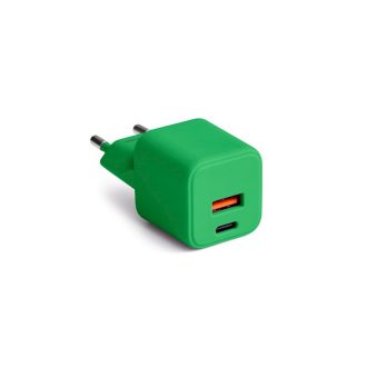 COLORUM TÖLTŐ USB-A + USB-C 30W ZÖLD