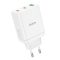 HOCO N33 PD35W + QC3.0 (2C1A) 2xUSB-C, 1XUSB-A töltő(EU) fehér
