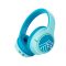 PowerLocus Bobo bluetooth fejhallgató gyerekeknek beépített hangosság limittel, kék