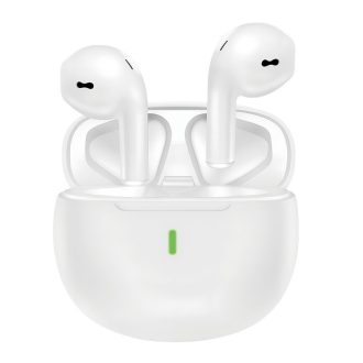   Logilink BT 5.3 TWS headset, 8 órás újratölthető akkumulátor, kihangosító, érintésvezérlés, fehér
