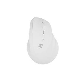   NATEC CRAKE 2 VEZETÉK NÉLKÜLI VERTIKÁLIS EGÉR 2400DPI BLUETOOTH 5.2 + 2.4GHZ FEHÉR