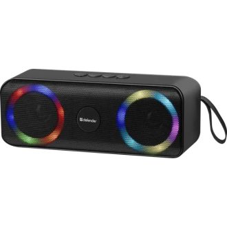   Defender Hordozható hangszóró Q1 10 W, fény/BT/FM/USB/TF/AUX