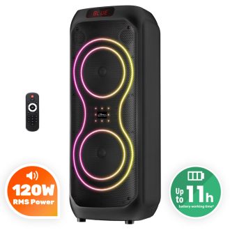   Media-Tech BT POWER AUDIO MAX Hordozható Nagyméretű Bluetooth Hangszóró