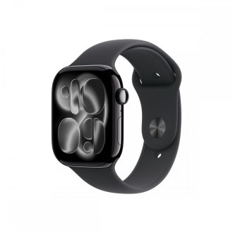 Apple Watch S11 GPS 46mm fekete alutok, fekete sport M/L