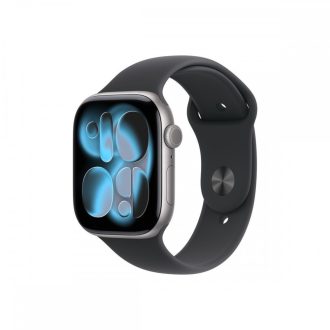 Apple Watch S11 GPS 46mm szürke alutok, fekete sport M/L