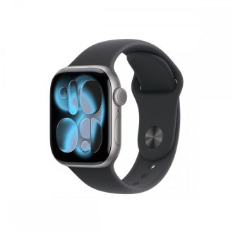   Apple Watch S11 Cellular 42mm szürke alutok, fekete sport M/L