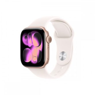   Apple Watch S11 Cellular 42mm arany alutok, rózsaszín sport M/L