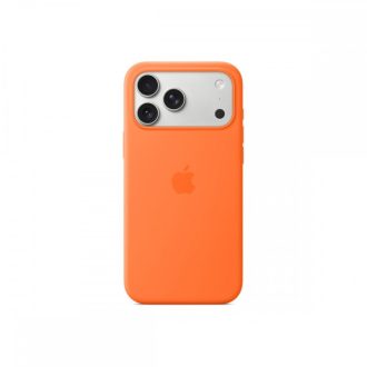   Apple iPhone 17 Pro Max MagSafe-rögzítésű narancs szilikontok