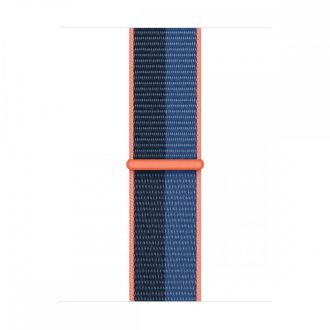 Apple Watch 41mm óraszíj, kék-naracssárga