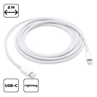 Apple Type-C - Lightning töltőkábel, 2m '24