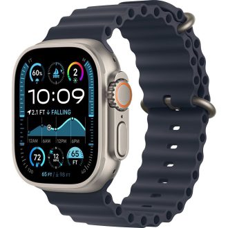   Apple Watch Ultra2 v2 Cellular 49mm titántok, tengerészkék szíj